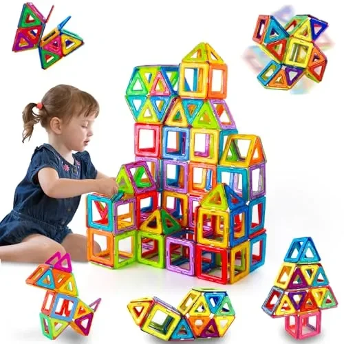 Costruzioni Magnetiche Per Bambini Bambina Bambino 3 4 5 6 7 8 anni 38 Pezzi Blocchi gioco bambino bambini bambina 3 4 5 6 7 8 Anni Giochi Magnetici Natale Compleanno Regalo Bambina 2 3 4 5 6 7 8 Anni