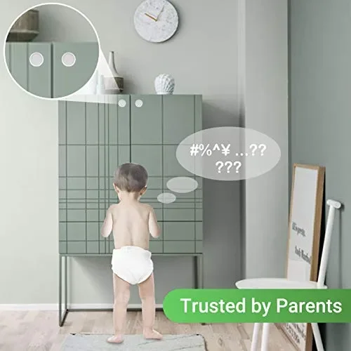 COSYLAND Chiusure di Sicurezza per Bambini Blocca Cassetti (12 Serrature+2… - immagine 3