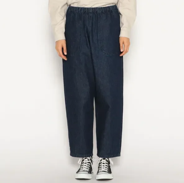 Cotton Easy Pants DK. Indigo – Danton