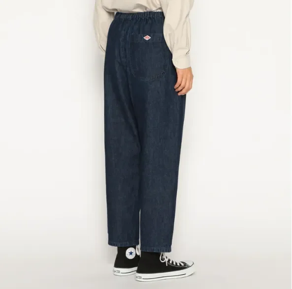 Cotton Easy Pants DK. Indigo – Danton - immagine 3