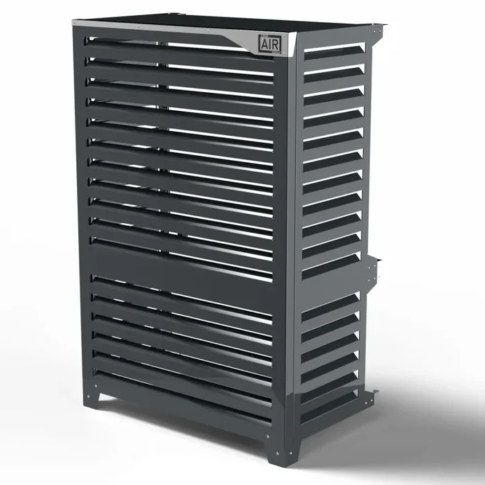 Cover Pompa di Calore 105x65x150 cm installazione a terra vicino la parete Big Blade VL Antracite
