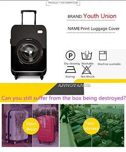Cover Proteggi Copertura per valigie 18-32 pollici S, Macchina Fotografica - immagine 2