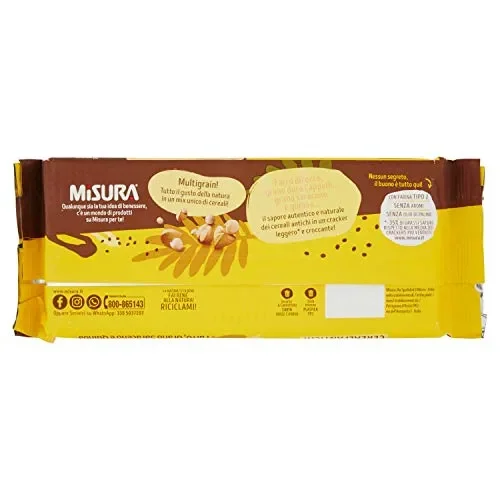 CRACKERS MULTIGRAIN CON CEREALI ANTICHI MISURA 350 GR 50 % GRASSI SALATINI… Vendita online - immagine 3