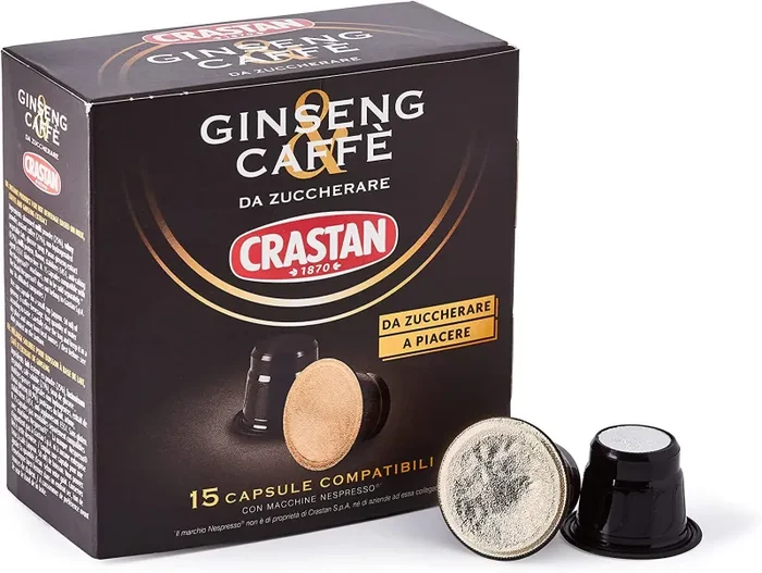 Crastan Capsule Compatibili Nespresso Ginseng, 15 Capsule - immagine 2