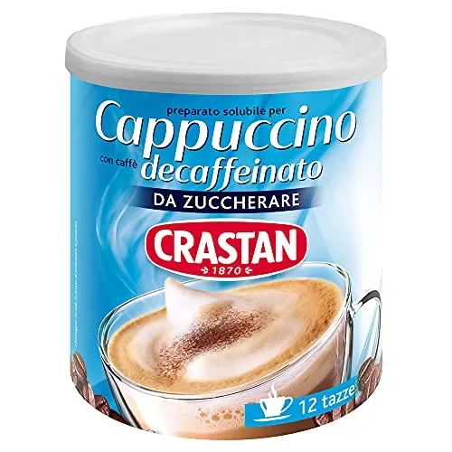 Crastan Nocciolino – Cappuccino Solubile Gusto Nocciola – Barattolo Da 150 Gr. – 12 Tazze - immagine 3