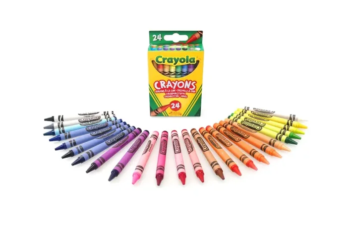 CRAYOLA – Pastelli A Cera, Crayon, Confezione Da 24 Pezzi, Per Scuola E Tempo Libero, 24 Colori Assortiti, 0024, Realizzati con energia solare