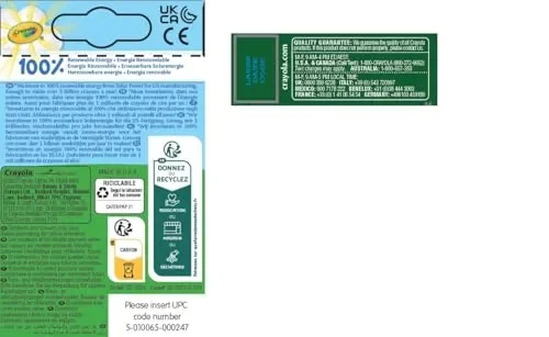 CRAYOLA – Pastelli A Cera, Crayon, Confezione Da 24 Pezzi, Per Scuola E Tempo Libero, 24 Colori Assortiti, 0024, Realizzati con energia solare - immagine 2