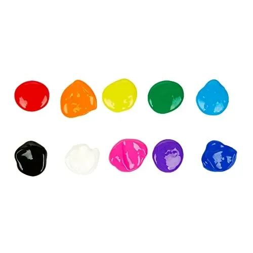 CRAYOLA I Lavabilissimi – 10 Tempere Lavabili per Bambini, Confezione da 10 Barattolini da 59 ml, per lavoretti e decorazioni, Età Consigliata: da 3 Anni - immagine 2