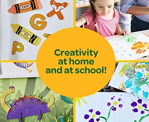 CRAYOLA I Lavabilissimi – 10 Tempere Lavabili per Bambini, Confezione da 10 Barattolini da 59 ml, per lavoretti e decorazioni, Età Consigliata: da 3 Anni - immagine 3