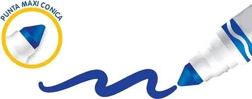 CRAYOLA I Lavabilissimi Pennarelli Ultra-Lavabili, Punta Maxi, Colori Tropicali Assortiti, per Scuola e Tempo Libero, 12 Pezzi 58-8335 - immagine 2