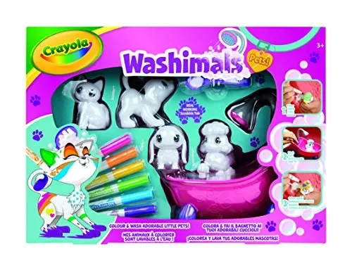 CRAYOLA Washimals Set Attività, per Colorare e Fare il Bagnetto ai Cuccioli,… Online