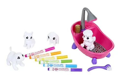 CRAYOLA Washimals Set Attività, per Colorare e Fare il Bagnetto ai Cuccioli,… Online - immagine 3