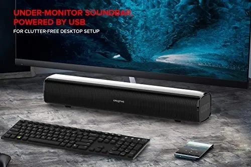 CREATIVE Stage Air la Soundbar Under-Monitor per Computer, Portatile e… - immagine 2