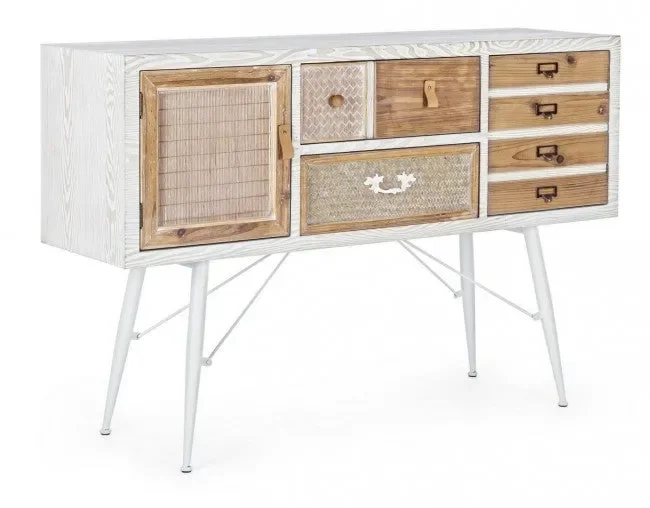 Credenza 2 Ante 2 Cassetti Eloise in Legno