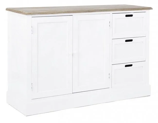 Credenza Dorotea 2 Ante 3 Cassetti in Legno
