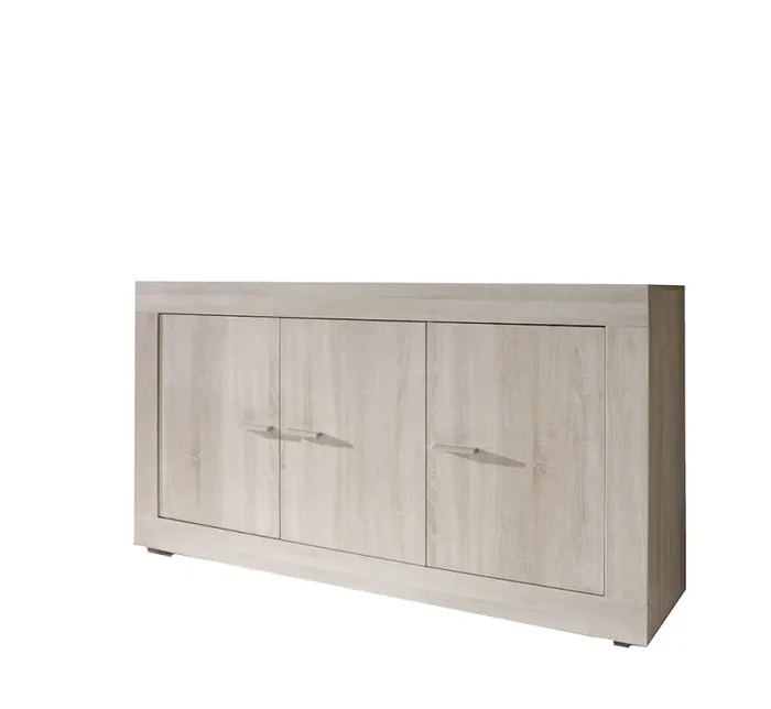 Credenza Mobile da Salotto 3 Porte 160x43x86cm TFT Rustic Quercia Samoa - immagine 2