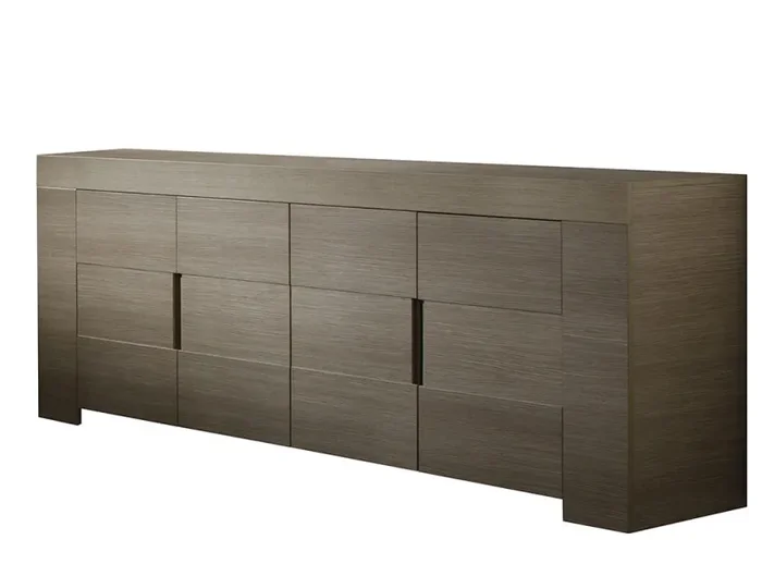 Credenza Mobile da Salotto 4 Porte 210x50x82cm TFT Eos Quercia - immagine 2