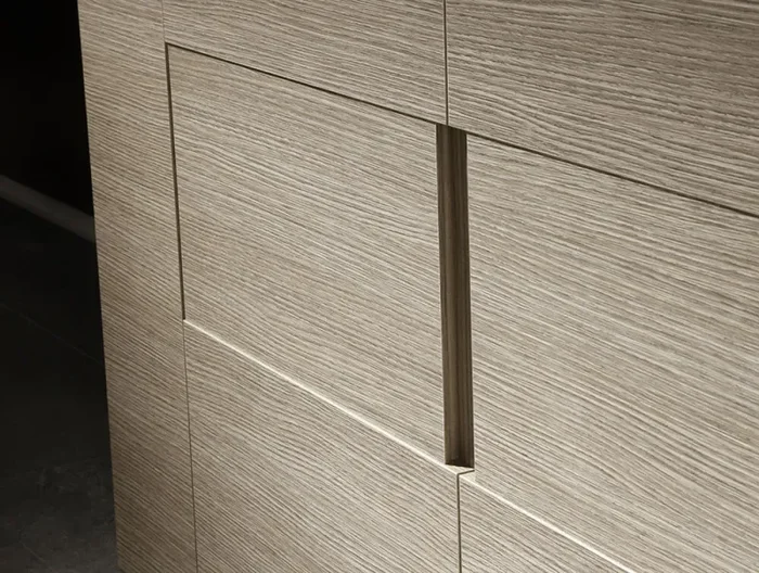 Credenza Mobile da Salotto 4 Porte 210x50x82cm TFT Eos Quercia - immagine 3