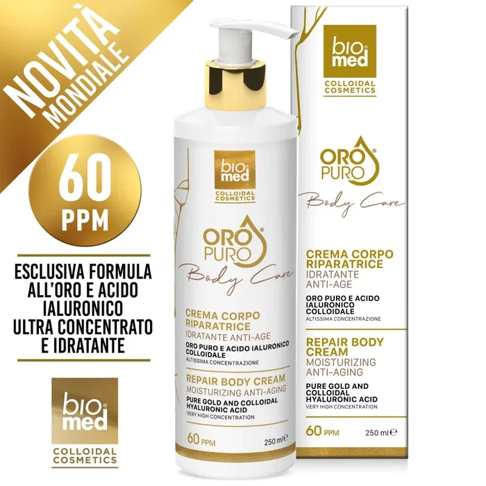 Crema Corpo Riparatrice all’Oro e Ialuronico – La Tua Pelle, il Tuo Capolavoro
