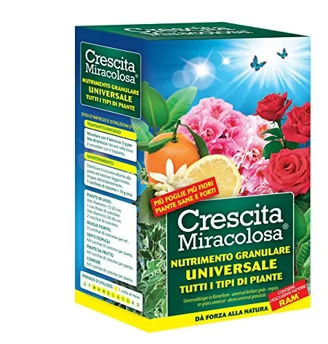 Crescita Miracolosa Concime Universale granulare 450 gr Nutrimento, Verde,…