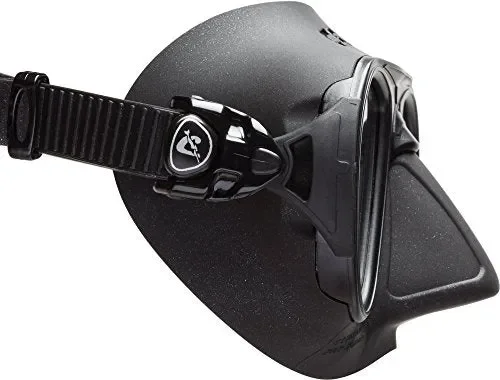 Cressi Calibro Maschera Subacquea con Dispositivo Antifog per Adulti, Nero - immagine 2