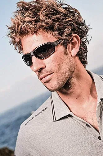 Cressi Ninja, Occhiali Sportivi da Sole Nero/Lenti Specchiate Silver - immagine 3