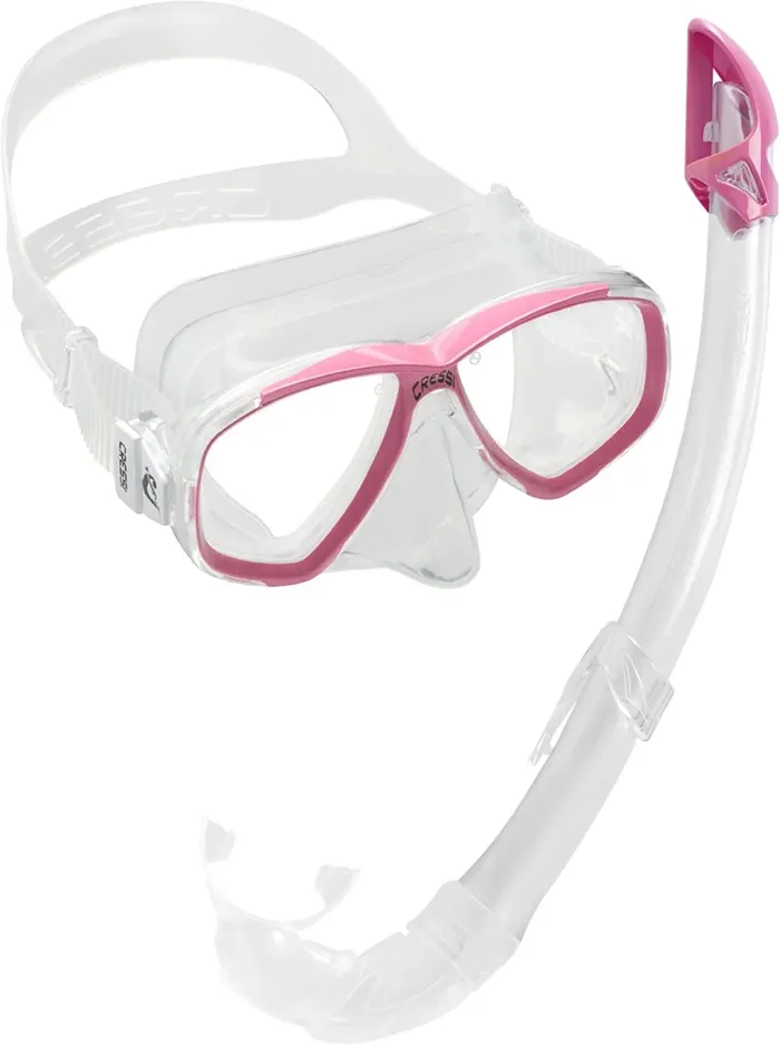 Cressi Perla Mare Premium, Scuba Maschera Snorkel Set, Prodotto in Italia Unisex-Adulto
