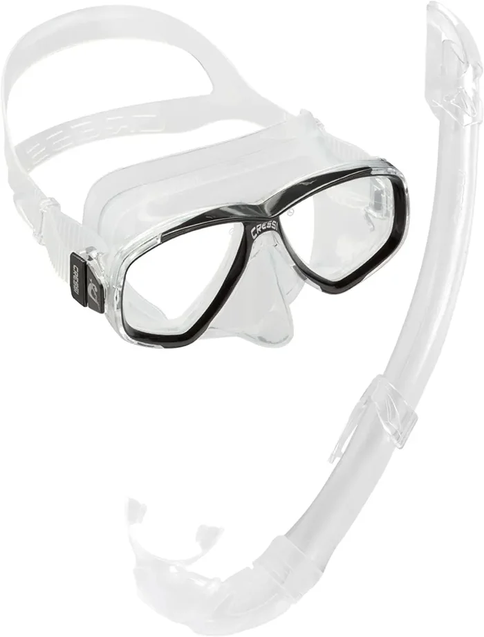 Cressi Perla Mare Premium, Scuba Maschera Snorkel Set, Prodotto in Italia Unisex-Adulto - immagine 3