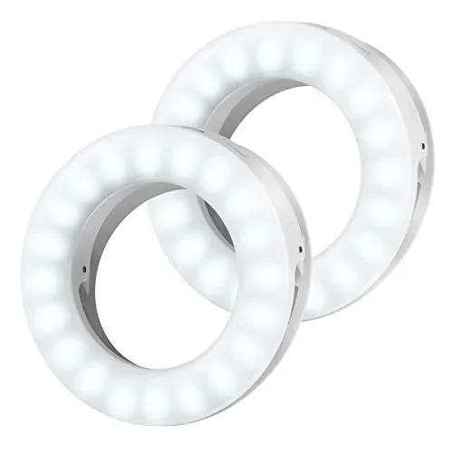 Criacr Luce per Selfie, Cellulare con ad Anello, 40 LED + 2 Pezzi Online ora