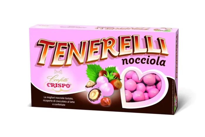 Crispo Confetti 1 kg Rosa con Nocciola Tostata