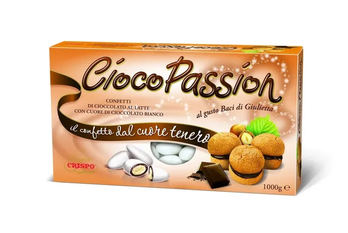 Crispo Confetti Bianco 1 kg Baci di Giulietta Ciocop. Vendita online