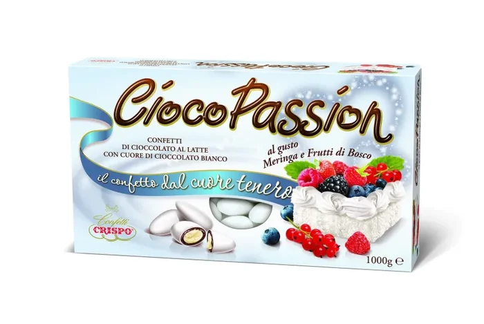 Crispo Confetti Bianco 1 kg Meringa e Frutti di Bosco Ciocop. Online