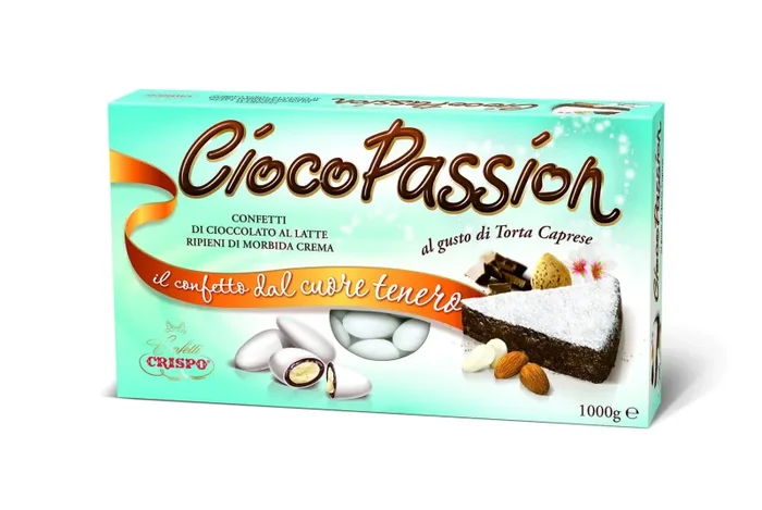 Crispo Confetti Bianco 1 kg Torta Caprese Ciocop. Online ora