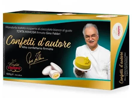 Crispo Confetti Bianco 1 kg Torta Mimosa D’Autore