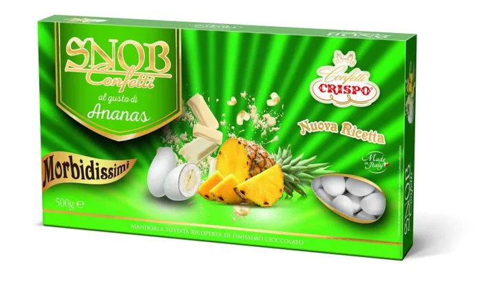 Crispo Confetti Bianco 500 gr Ananas