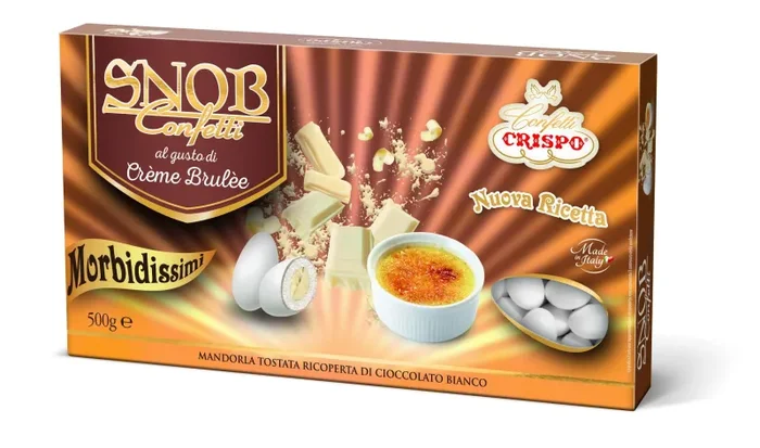Crispo Confetti Bianco 500 gr Créme Bruléè