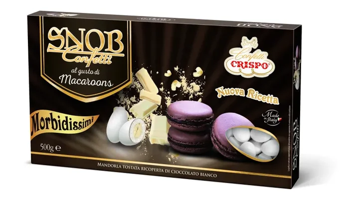 Crispo Confetti Bianco 500 gr Macarons