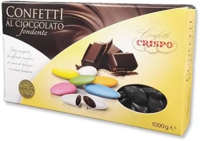 Crispo Confetti Nero 1 kg Cioccolato Fondente In saldo