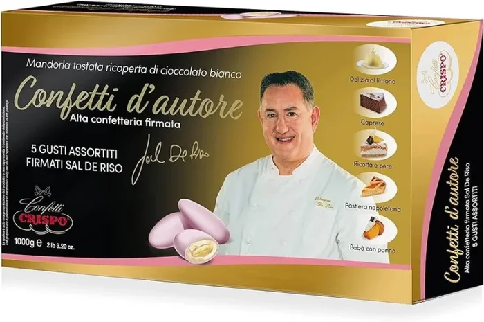 Crispo Confetti Rosa 1 kg Gusti Assortiti D’Autore