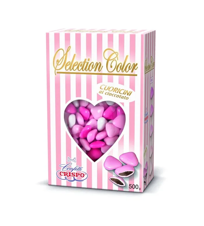 Crispo Confetti Rosa Sfum. 500 gr Cuoricini