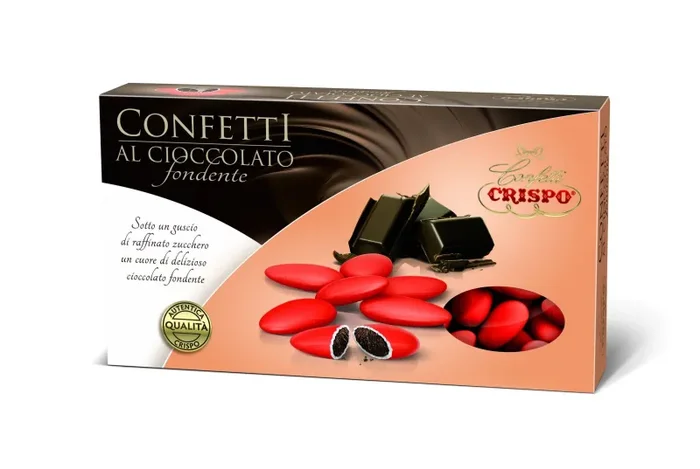 Crispo Confetti Rosso 1 kg Cioccolato Fondente Vendita online