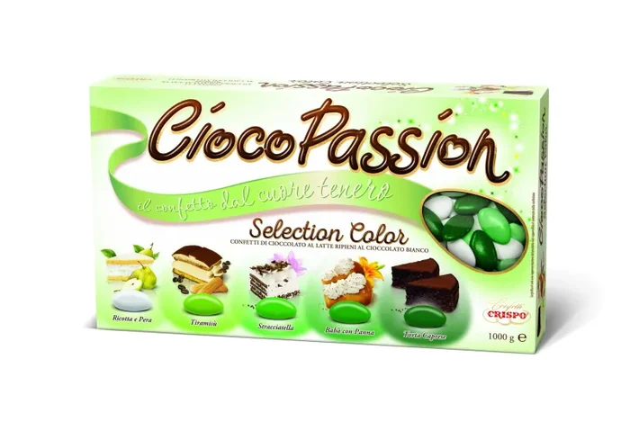 Crispo Confettti Sfumati Verdi 1 Kg Gusti Assortiti