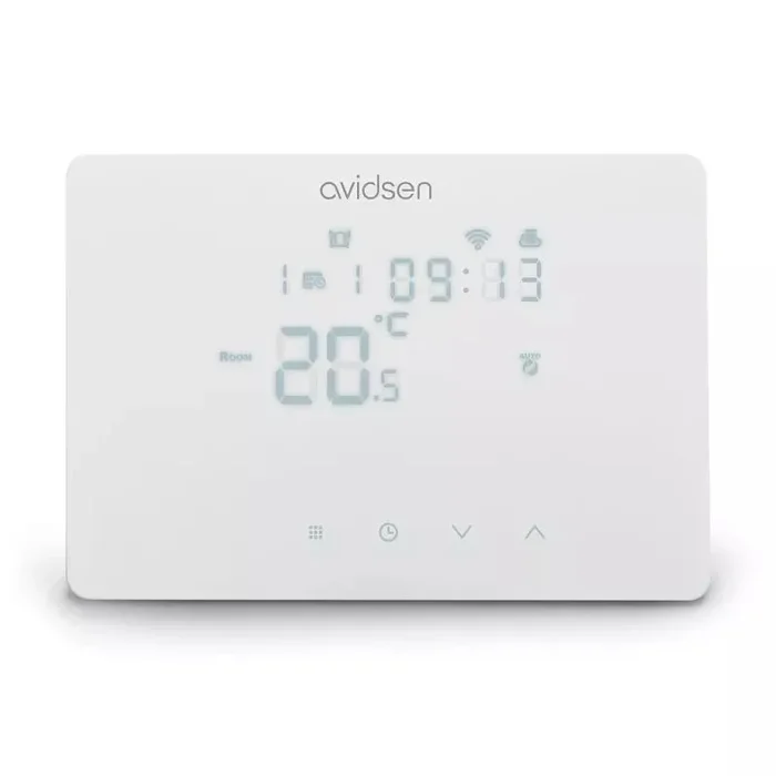 Cronotermostato smart touch CONNESSO WI-FI PARETE BIANCO 230V |AVIDSEN | 127072 |