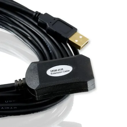 CSL – 10m Cavo Prolunga USB – Processore Interno per amplificazione del Nero - immagine 2