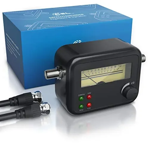 CSL – Sat-finder – Rilevatore di Segnale satellitare – VU Meter analogico -… Sconti - immagine 2