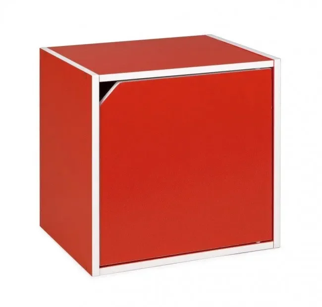 Cubo con Anta Composite in Legno Rosso