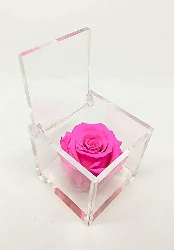 Cubo Rosa stabilizzata fucsia 5cm, profumata è una vera e propria che… Saldi - immagine 3