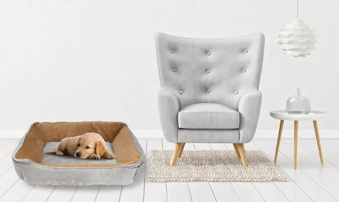 Cuccia Imbottita per Cani e Gatti in Poliestere Relax King - immagine 2