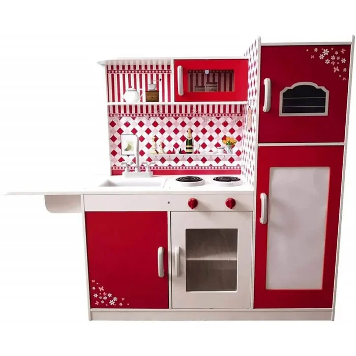 Cucina Giocattolo per Bambini 100x120x34 cm in Legno