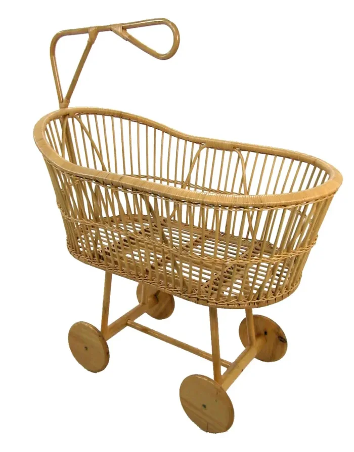 Culla in Rattan 100x63H75/100cm Lorena